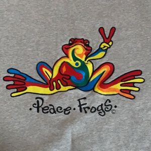 PEACE FROGS Sweatshirt Size Small